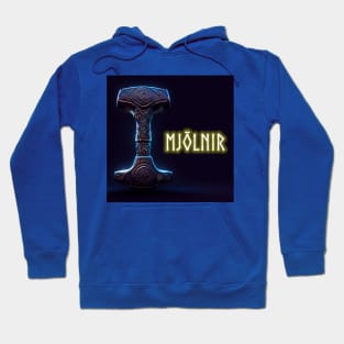 Mighty Mjolnir Thor Hammer Norse Hoodie